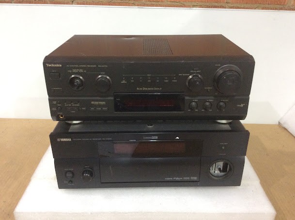 Yamaha RX-V1800 AV Receiver&Technics SA-AX730 AV Control Stereo(Lot of 2)