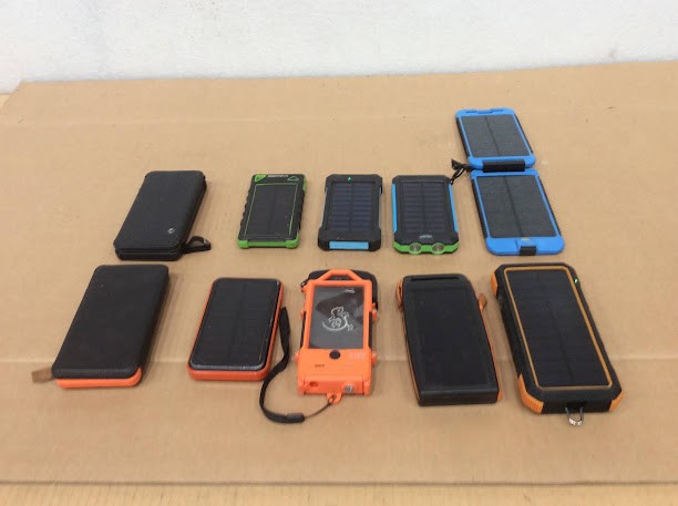 Cygnett&POWERTECH Model Portable Solar Power Bank (Lot of 10)