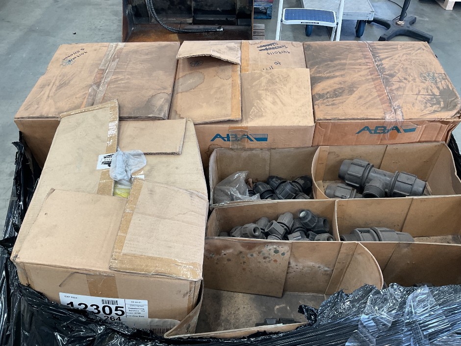 Large Stainless Steel Hose Clamps, Box Lot