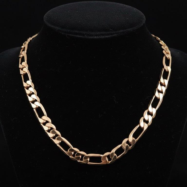 18K/Italy Stamped Rose Gold Filled  Chain -60MM-10mm