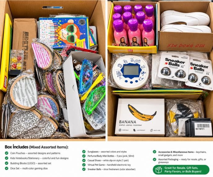 1 box of Assorted Mixed General Merchandise, perfect for resellers/bulk buy