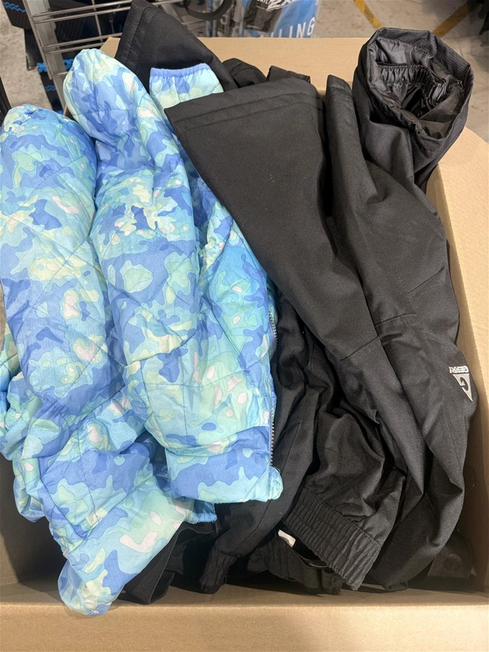 5 PACK of Snow Pants Size 7/8 and 5 Pack of Snow Jackets Size 7/8