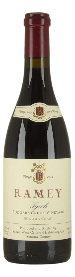Ramey Rogers Creek Vineyard Syrah 2014 (1x 750mL), Sonoma / Petaluma Gap