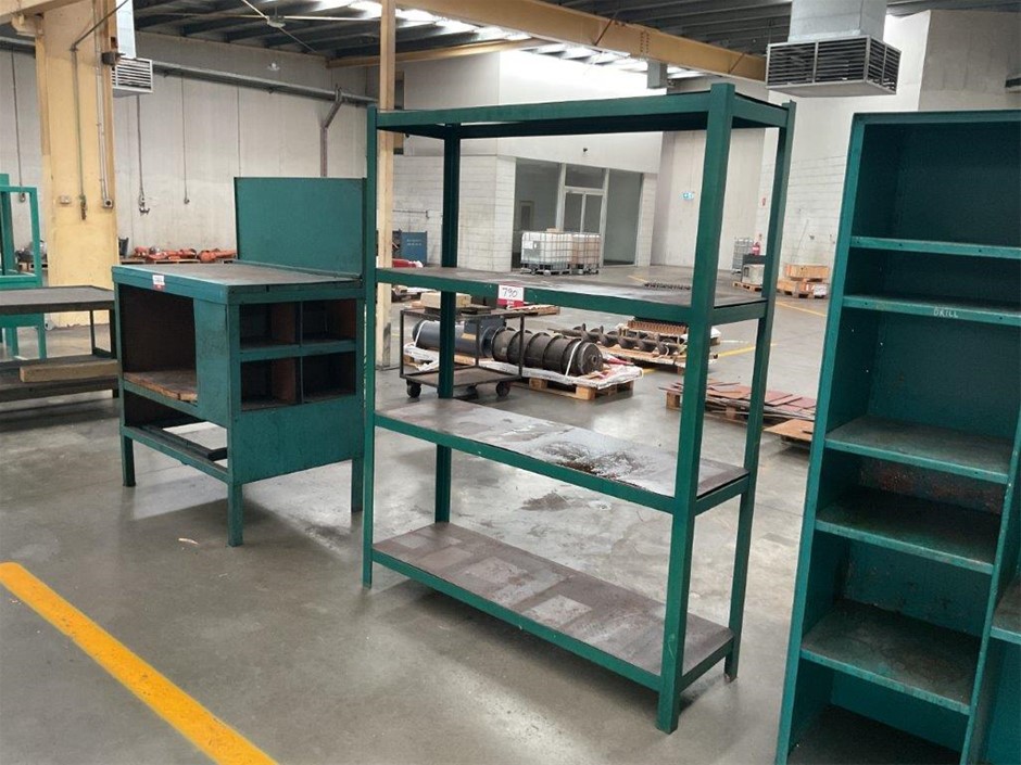 Three-Tier Steel Storage Rack