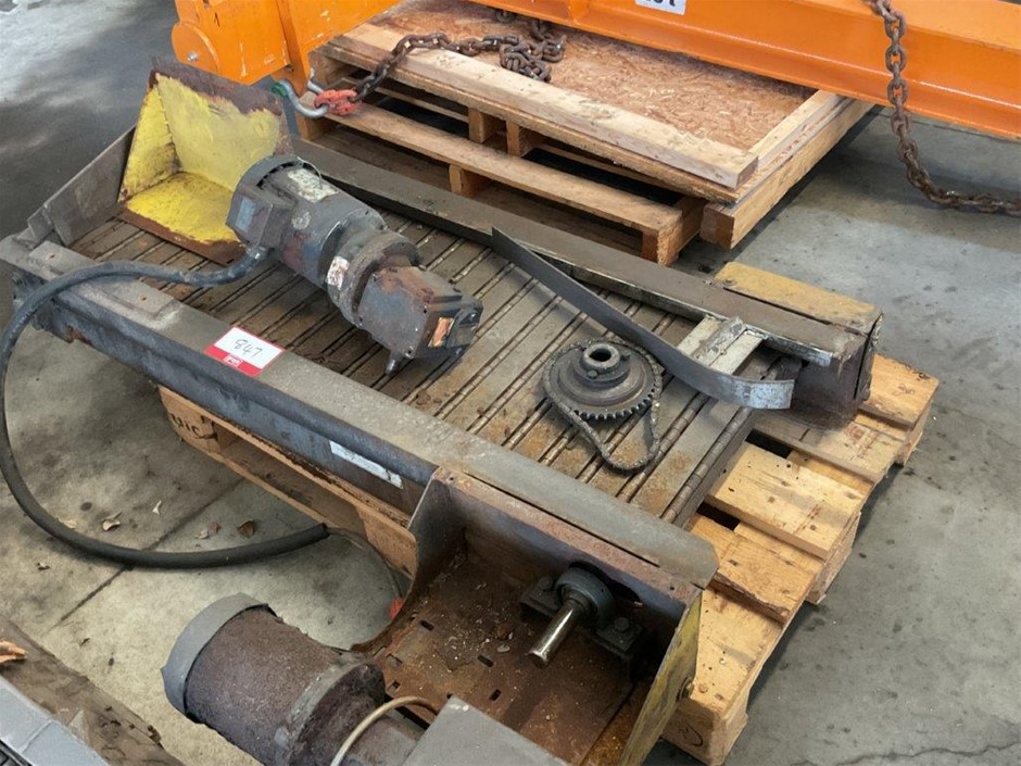 Dismantled Powered Conveyor Assembly