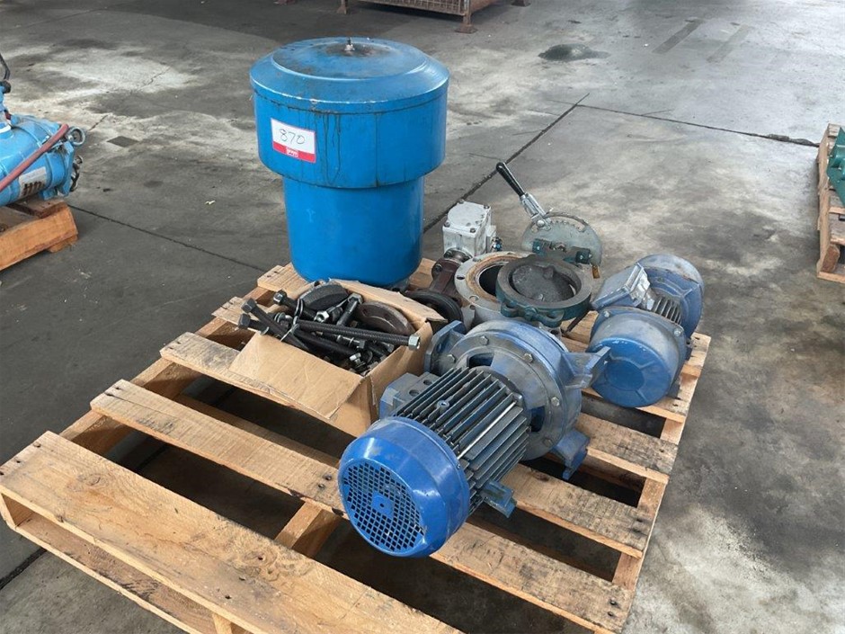 Assorted Industrial Pump Components