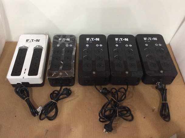 Eaton 3S 850&3S 550&3S 700 UPS Uninterruptible Power Supply (Lot of 5)