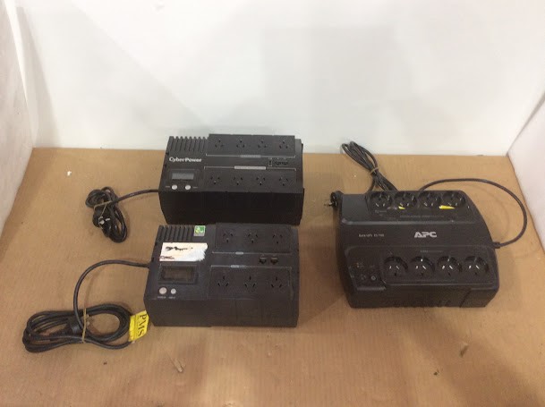 APC/CyberPower UPS Units (Lot of 3)