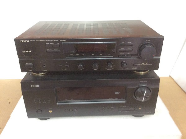 Denon AM/FM & AV Surround Receivers (Lot of 2)