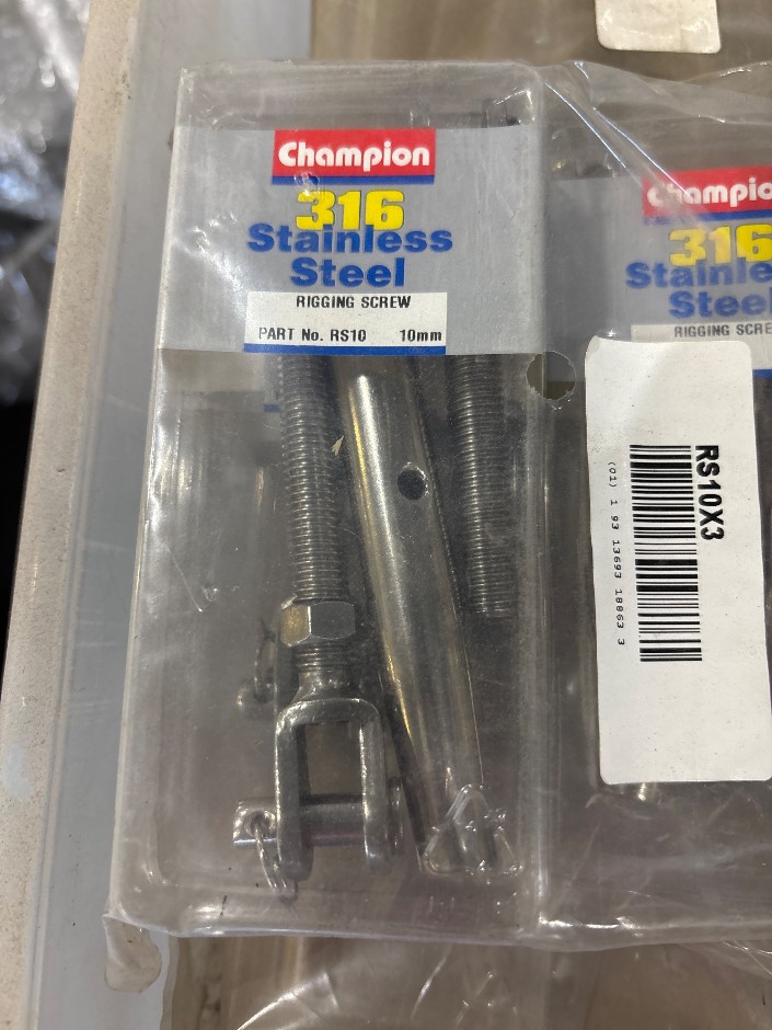 Quantity Of Champion RS10 & RS5 Rigging Screws