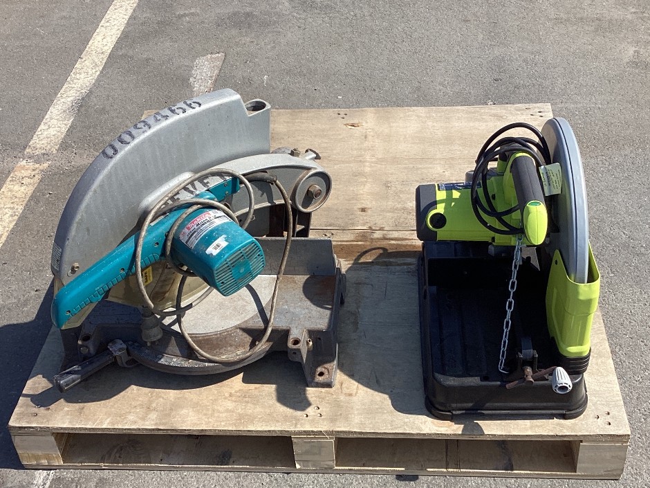 <p>2 x Metal Drop Saws</p>