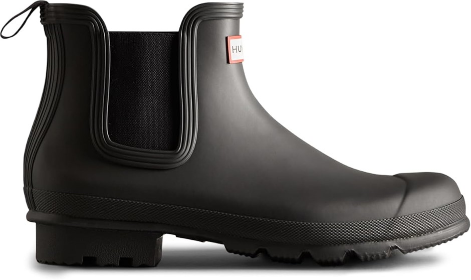 HUNTER Men's Original Chelsea Boot, Black, US9/EU42, MFS9116RMA. NB: Has be