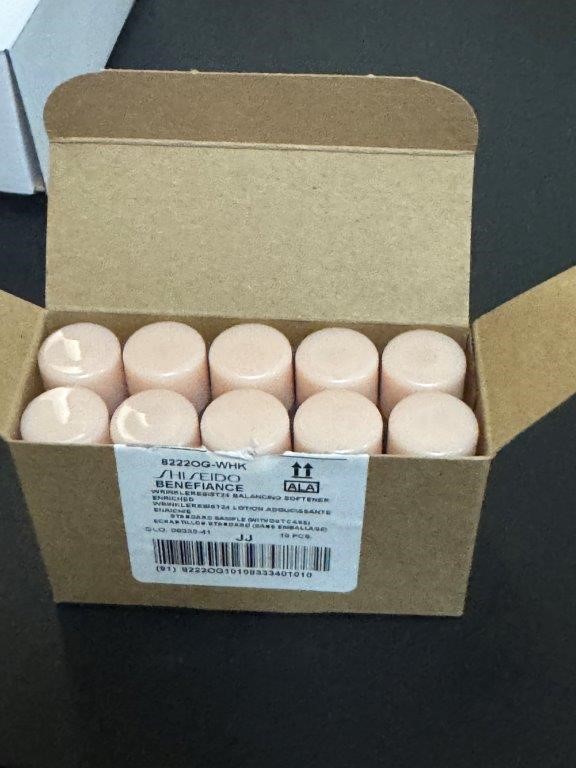 Shiseido Benefiance WrinkleResist24 Softener 7ML Travel Size 2 Boxes Of 10