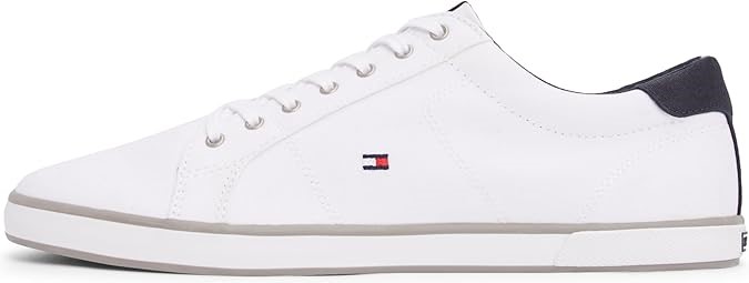 TOMMY HILFIGER Men's Harlow Sneakers, EU40/US7.5, White, H2285ARLOW. RRP: $