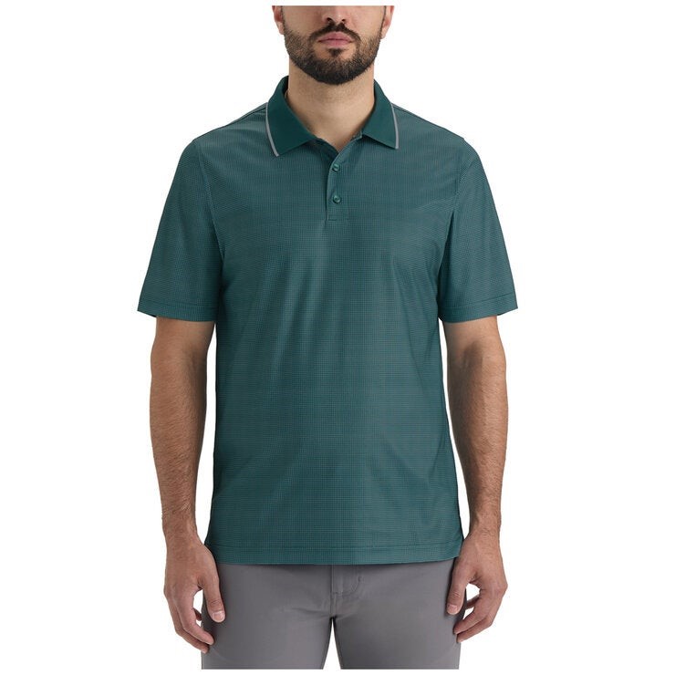 STORMPACK Men's Poly Polo, Size S, Peacock. Buyers Note - Discount Freight