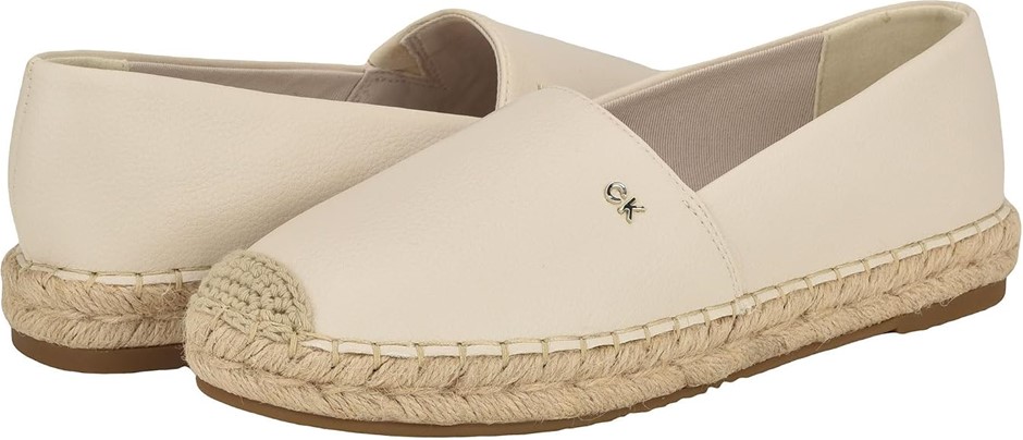 CALVIN KLEIN Women's Popular Ballet Flat, Size 7, Milk 151, KCPOPULAR. Bu