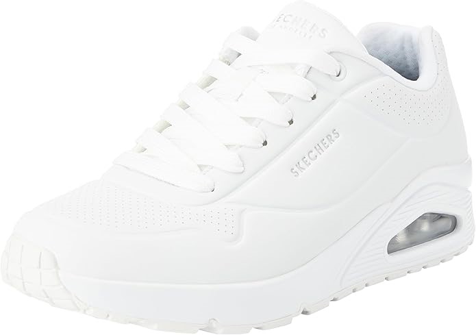 SKECHERS Men's Uno Stand On Air Sneaker, US7/UK6/EU39.5, White, 52458/W. B