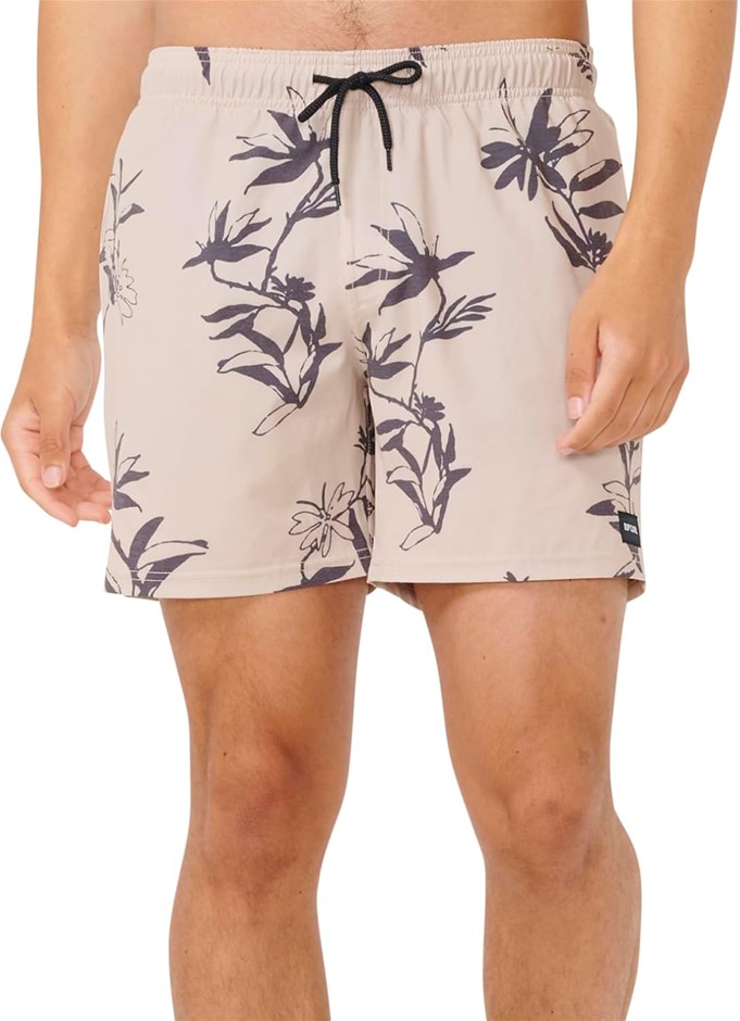 RIP CURL Men's Fun Times 16" Volley Shorts, Size 3XL, Taupe. RRP: $64.99.
