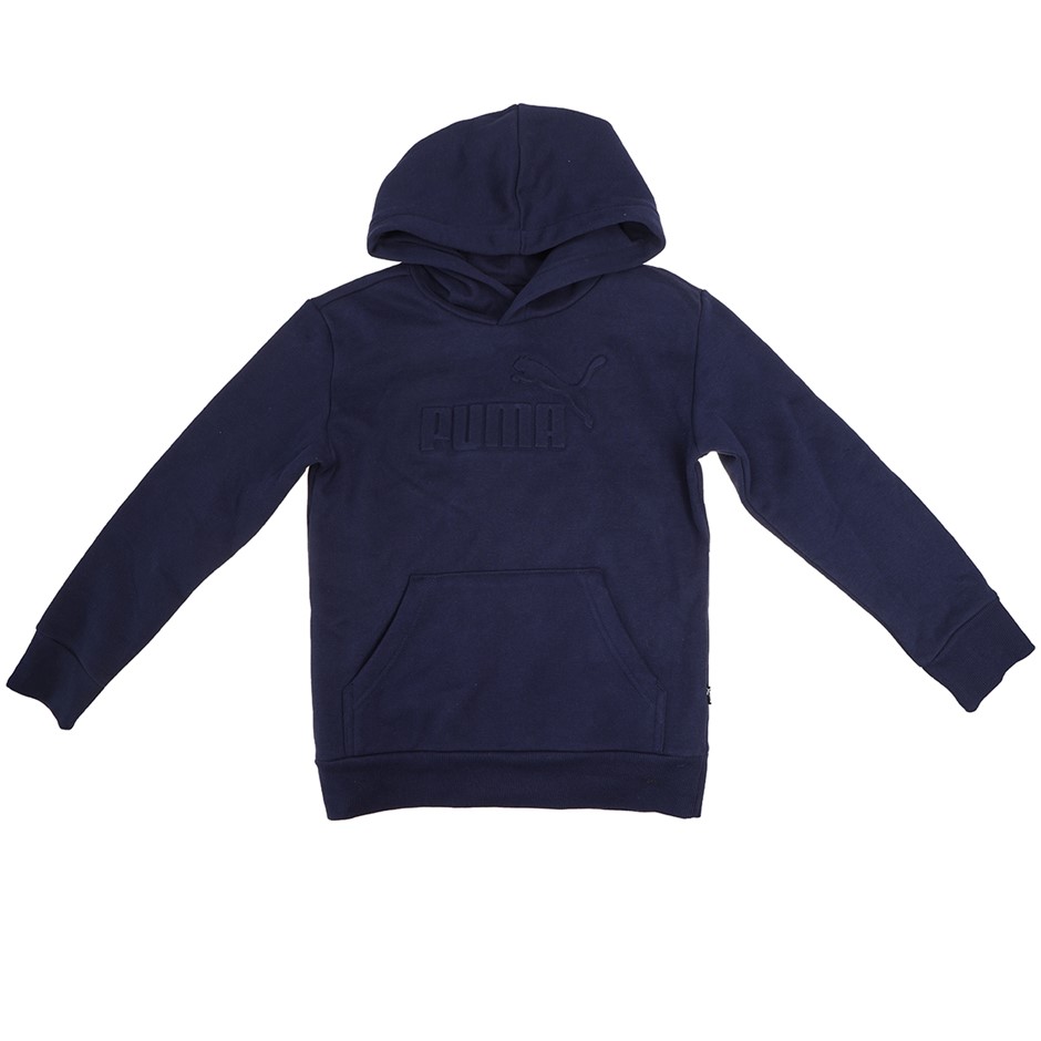 PUMA Boy's YTH Hoodie, Size XS (7-8Y), Cotton/ Polyester, Peacoat. Buyers