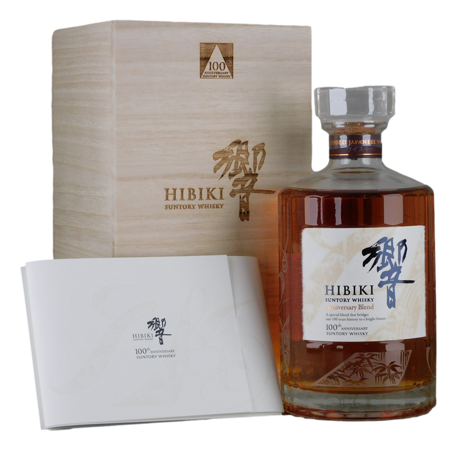 Hibiki 100th 17yr + Mizunara Oak Lt. Ed 17YO Whisky (1x 700mL), Japan.