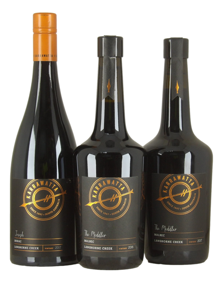 Mixed Karrawatta Wine Pack (3x 750mL), Langhorne Creek.
