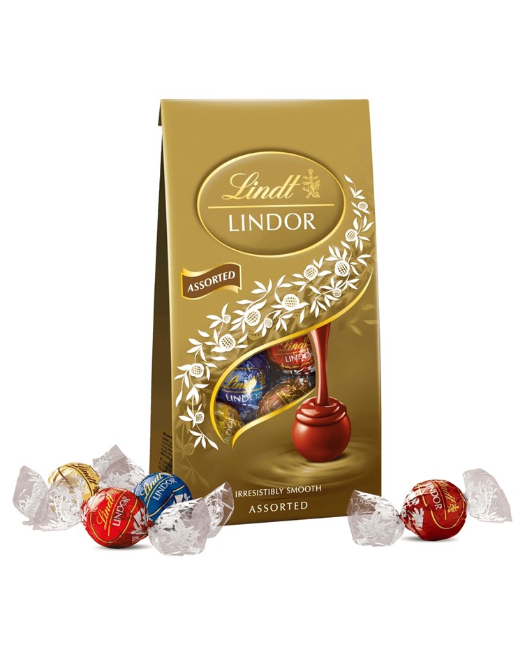 2 Bags x LINDT Lindor Assorted Chocolates, 606g. Best Before: 30/06/2026 &