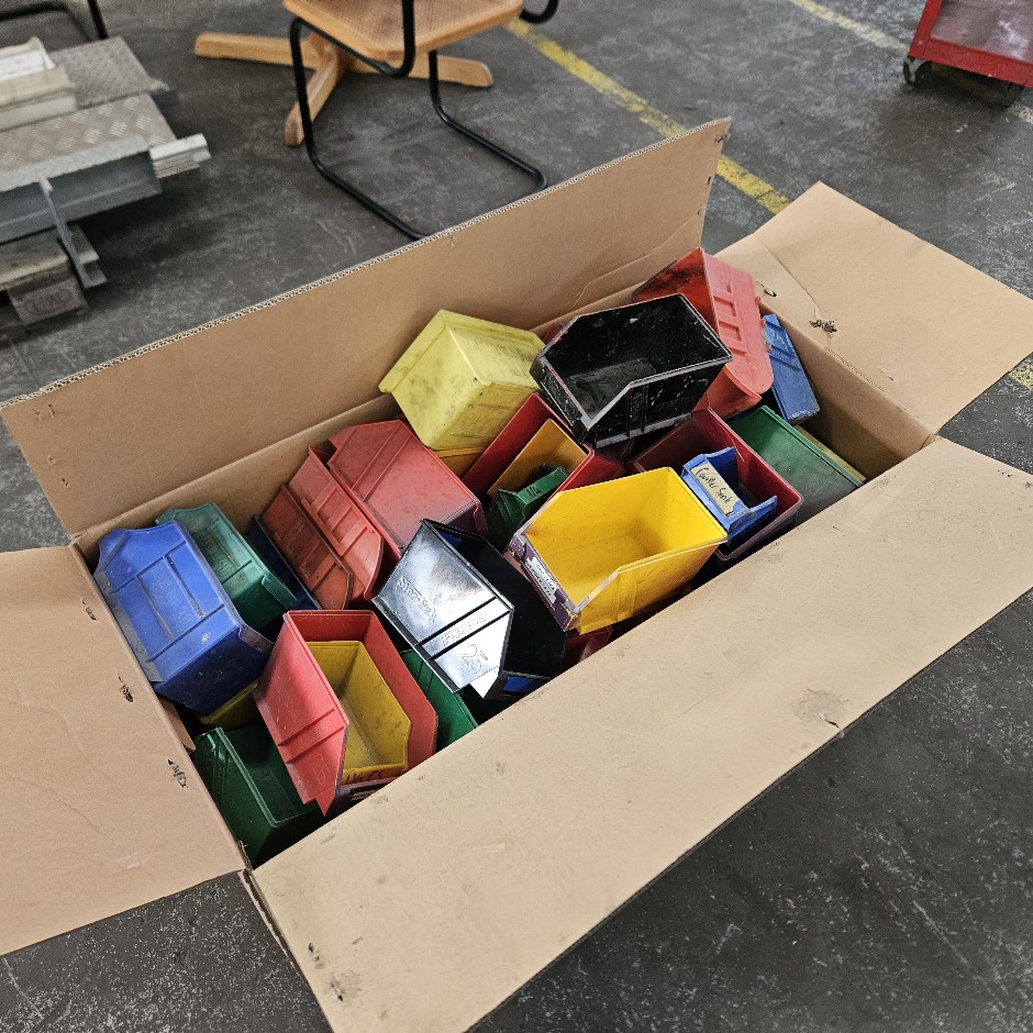 Plastic Storage Bins Various Sizes Including Storage Bin Rack