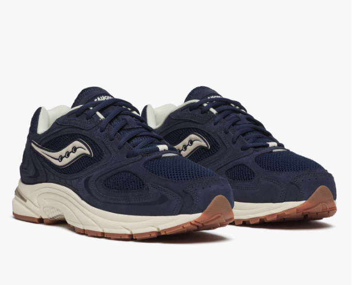 Saucony Men's Grid Jazz 9 Sneaker, Navy/Off White, US 7 NB: no box