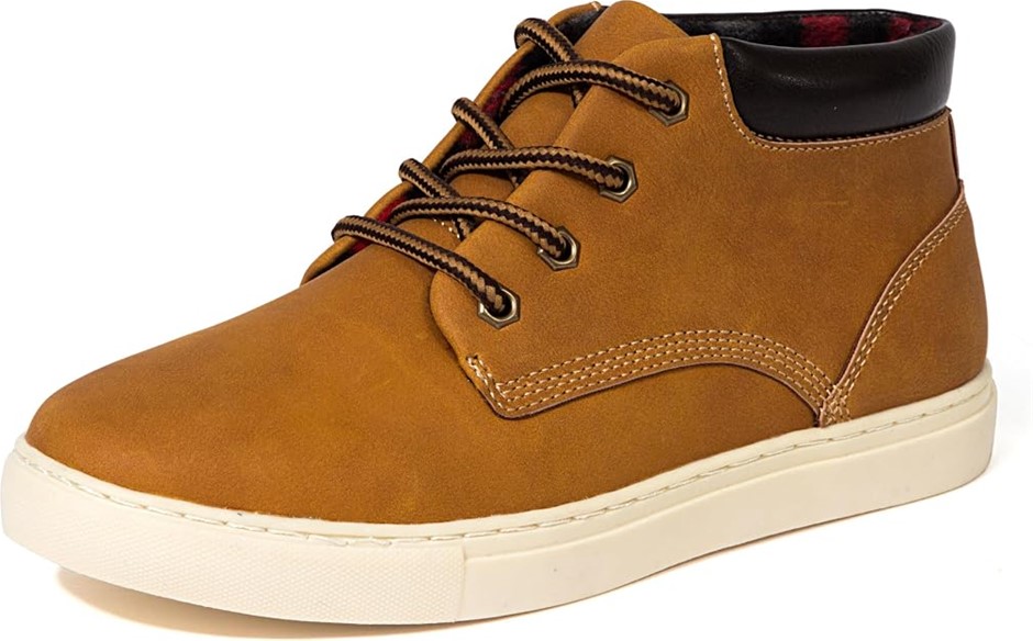 Deer Stags Unisex-Child Warren Jr Sneaker, Dark Wheat, 5.5M Big Kid NB: has