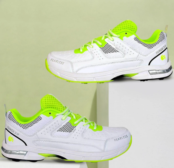 DSC Surge 2.0 All - Rounder Overvoltage Cricket Shoes for Men's, Fluro Yell