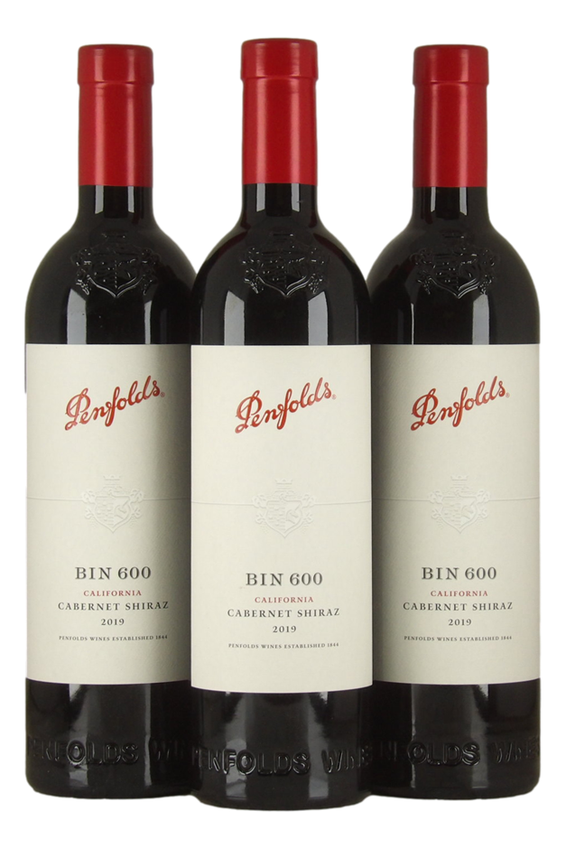 Penfolds Bin 600 Cabernet Shiraz 2019 (3x 750mL), California, USA