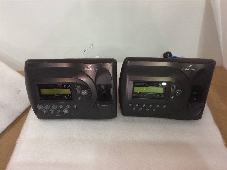 Mitrefinch MF960 Time & Attendance Terminal (Lot of 2)