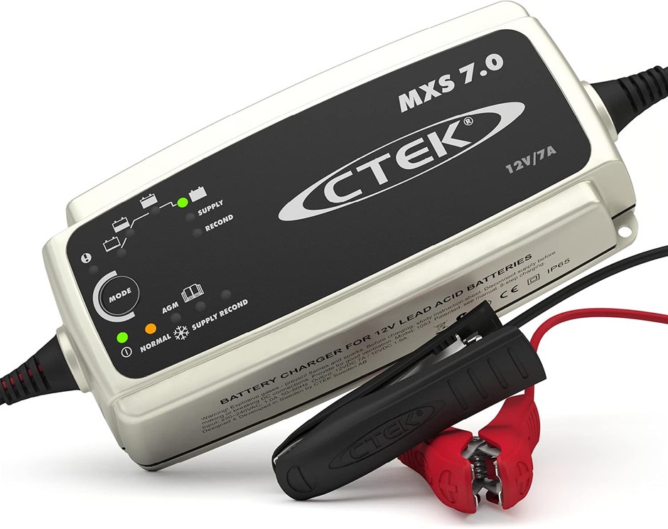 CTEK MXS 7.0, Battery Charger 12V for Larger Vehicle Batteries, Boat, Truck