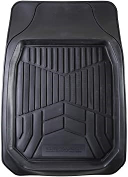 BUSHRANGER, 68X05 Dirt Block a Front Floor Mat, 74 x 49 x 4CM BLACK, Design