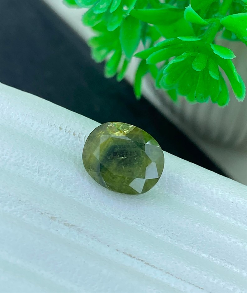 4.50 CT Natural Green Sapphire