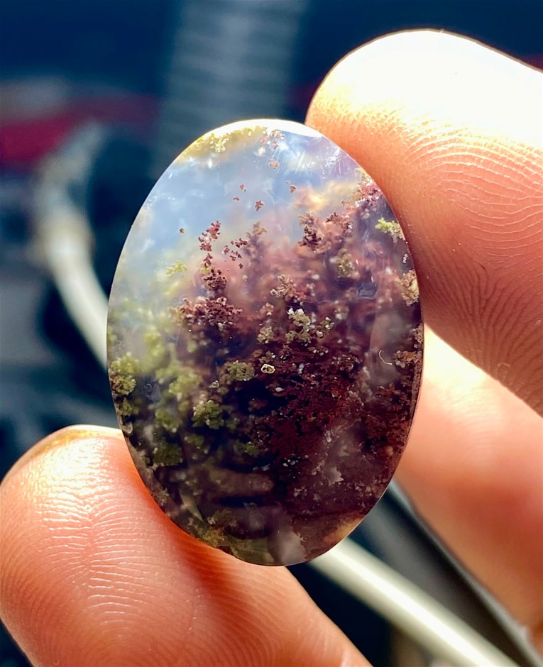 26.00 CT Spectacular Natural Moss Agate