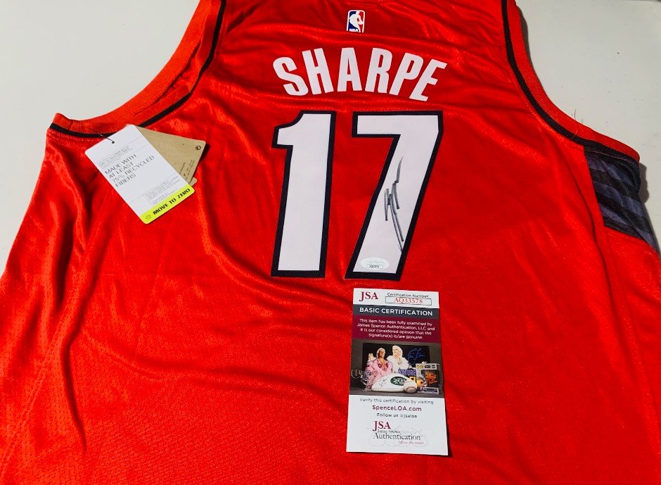 Shaedon Sharpe Signed Jordan Basketball Jersey - Rookie auto