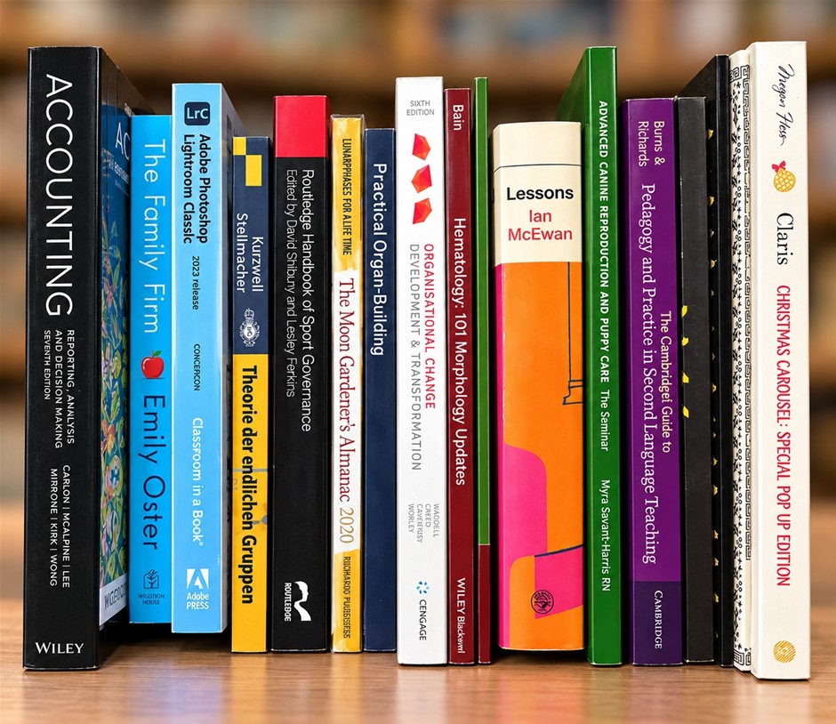 ASSORTED BOOK BUNDLE: Accounting, Photography, Business, Education, Medicin