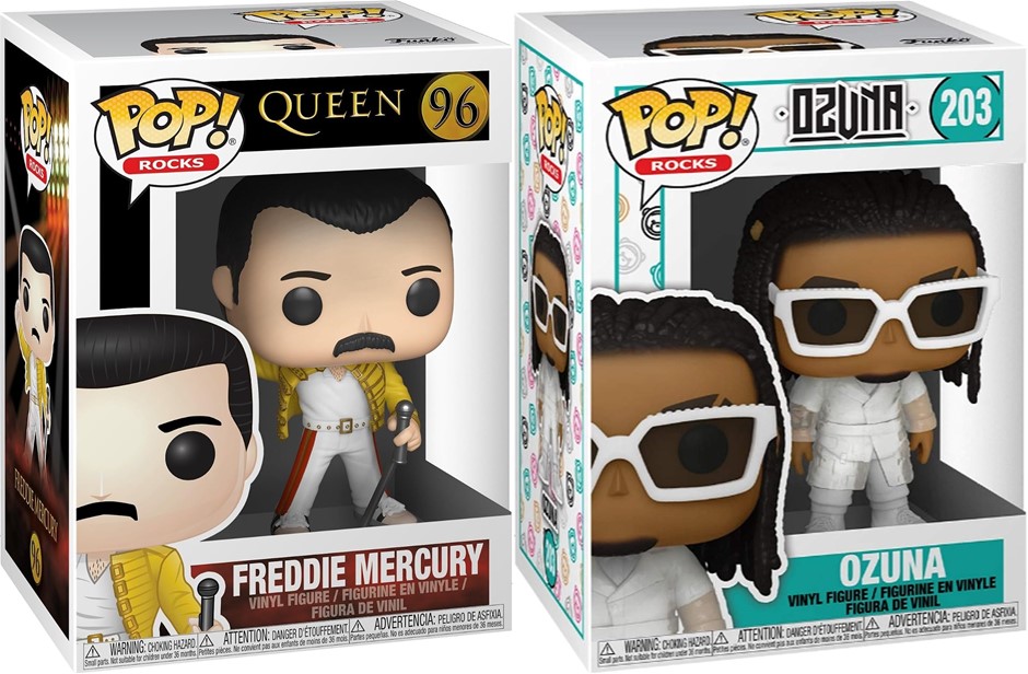 FUNKO POP! Rocks: Queen - Freddie Mercury, Wembley 1986 + Funko PoP! Ozuna