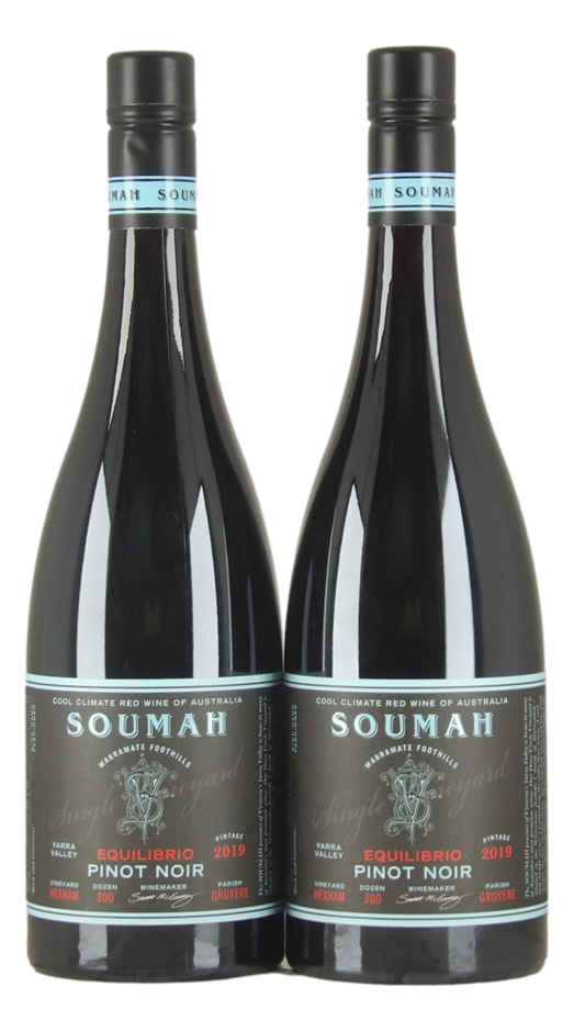 Soumah Equilibrio Hexham Pinot Noir 2019 (2x 750mL), Yarra Valley, Victoria