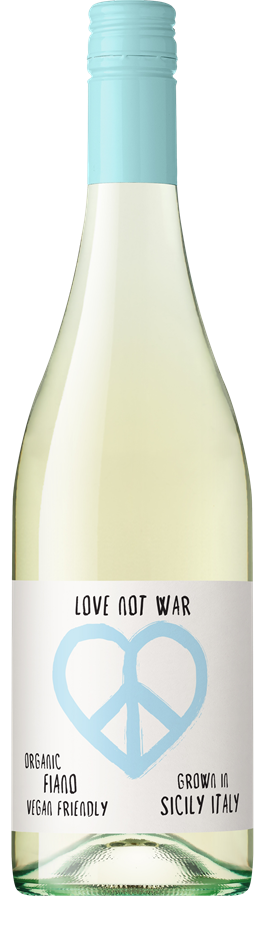 Love Not War Organic Fiano 2024 (6x 750mL) Italy