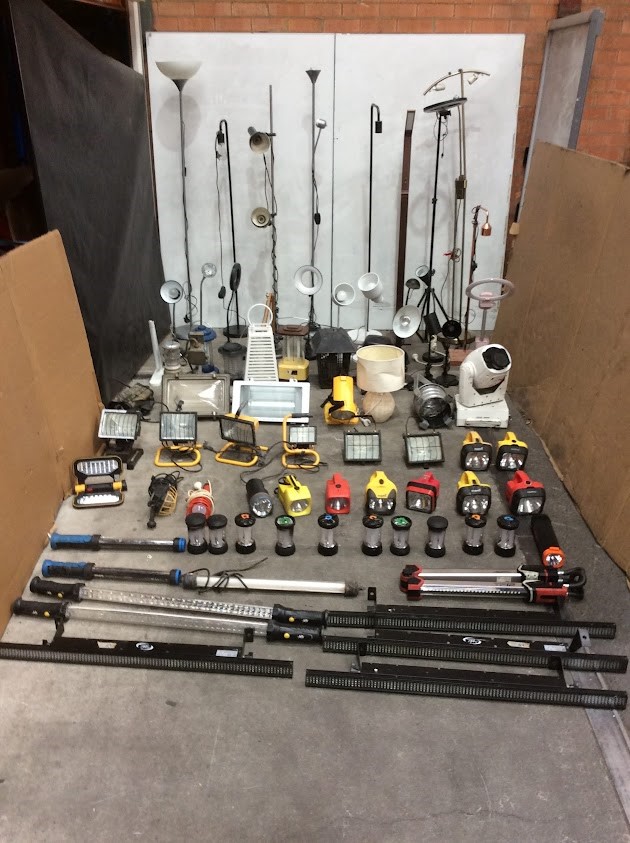Mixed Brand and Model Worklights/Torches/LED Bars/Floor Lamps/Lights