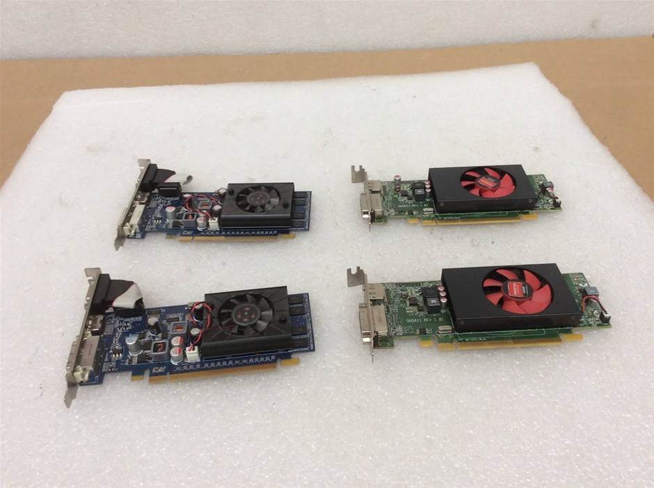 Mixed Brand Graphics Cards (Lot of 4)