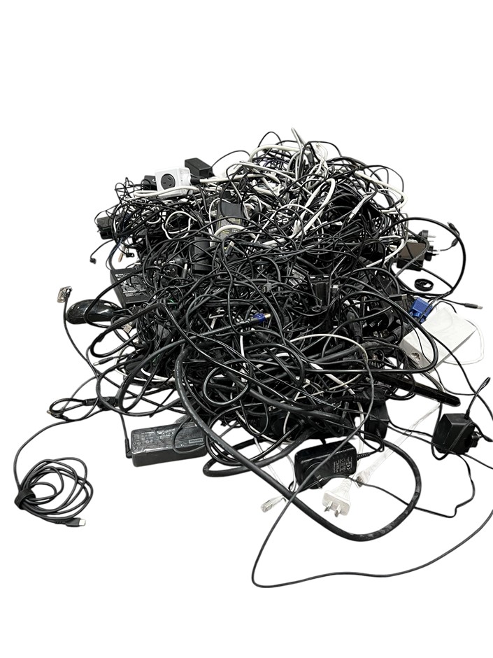 Assorted Power Cables, Adapters & Chargers (Big Box) Includes, laptop and p
