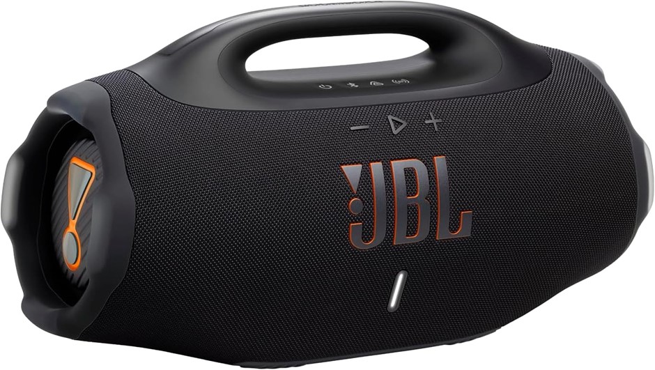 JBL Boombox 4, Unbeatable JBL Pro Sound with AI Sound Boost, Up to 34 Hours