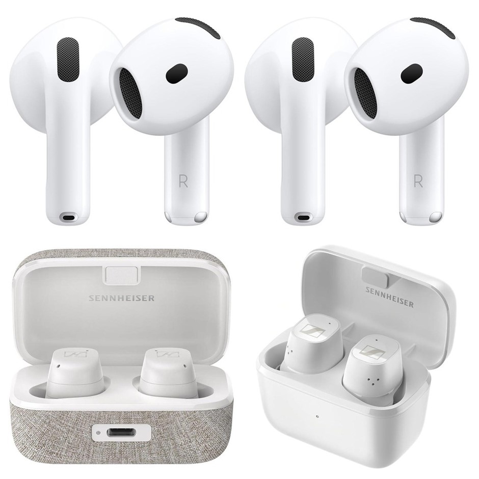4 x Wireless Earbuds. RRP -$1000. 2 x APPLE AirPods 1st Gen Old Version (Li