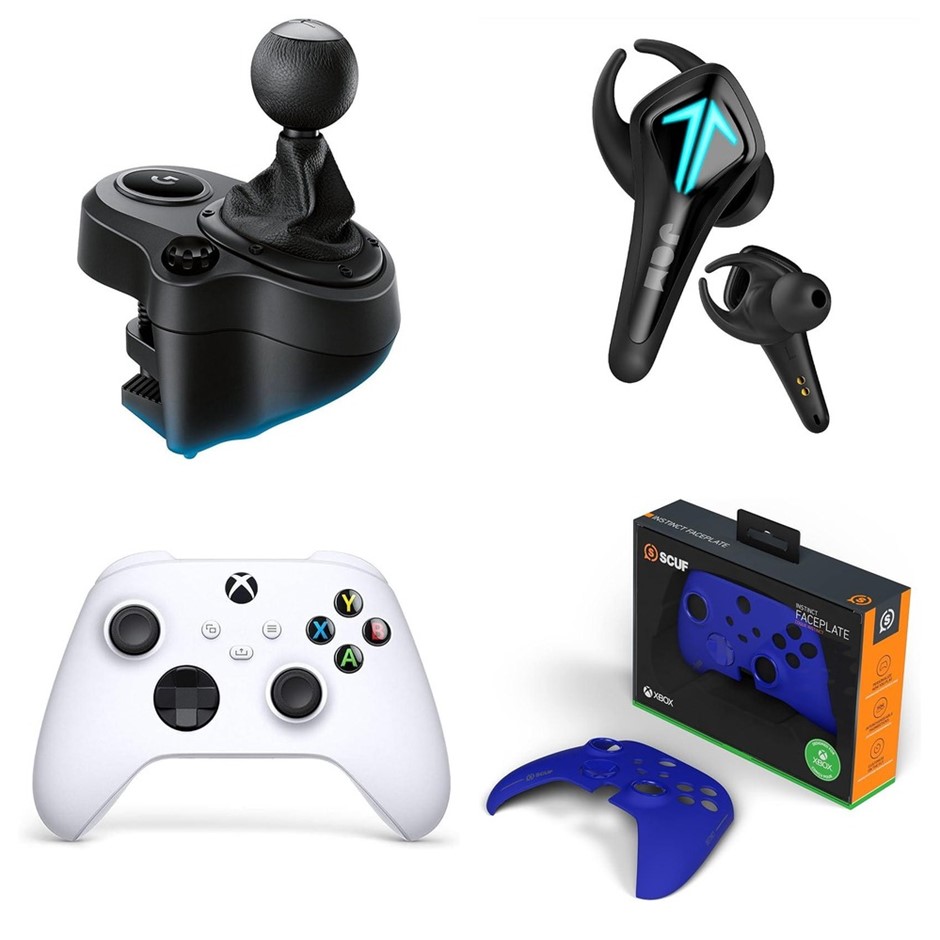 4 x Controller Accessories. RRP -$300. 1 x LOGITECH Driving Force Shifter f