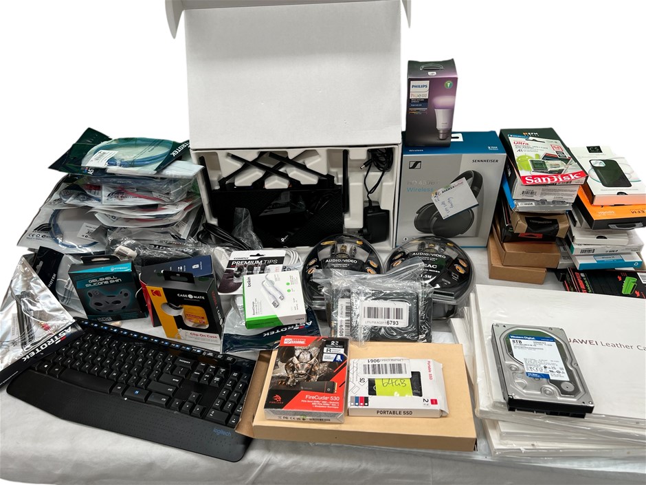 Assorted Electronics & Accessories. (Big Box) NB: Products Are Untested/Con