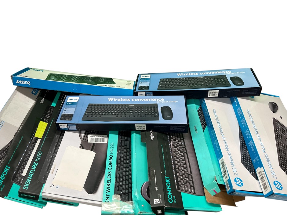 13 x Assorted Keyboards (Big Box) Includes assorted keyboards from brands