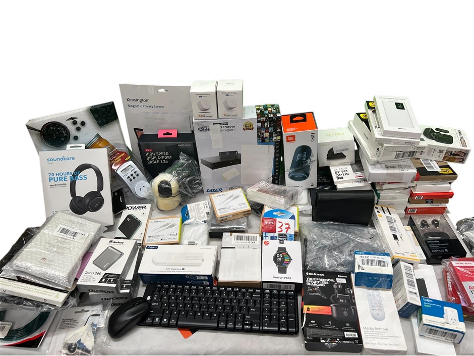 Assorted Electronics & Accessories. (Big Box) NB: Products Are Untested/Con